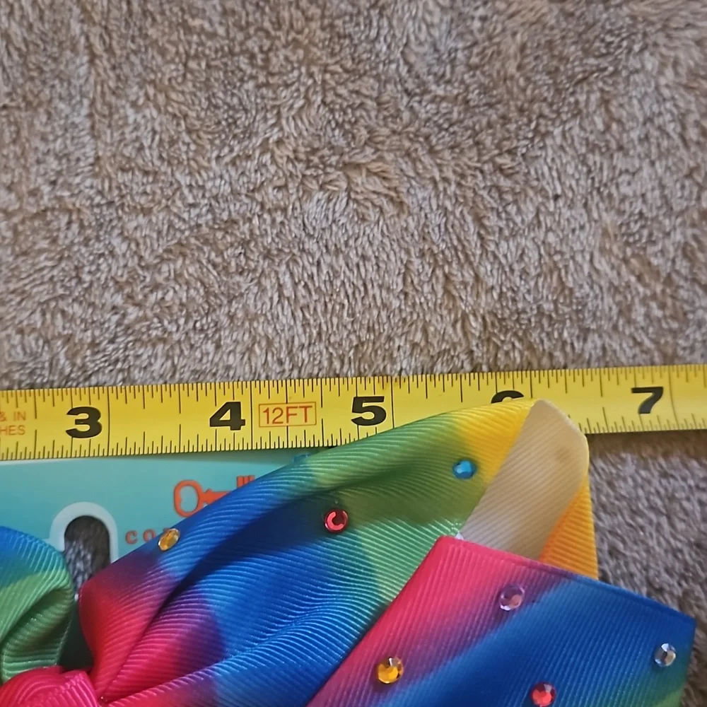 Girl's rainbow bow